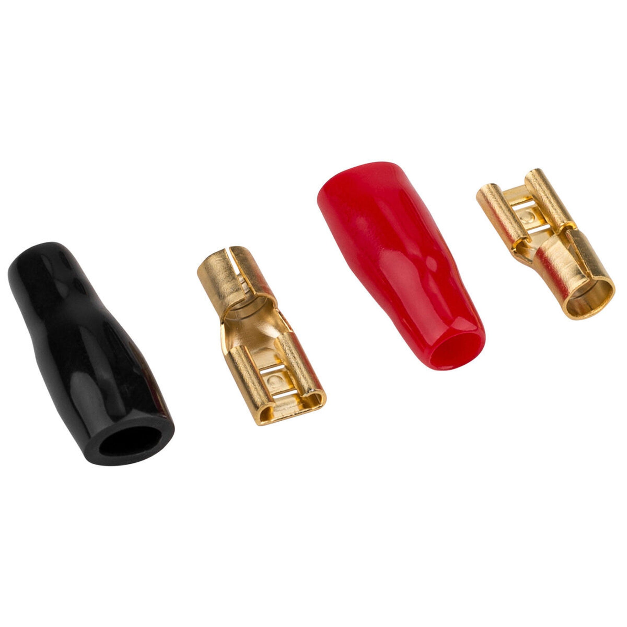 Parts Express 095-808 Gold Female Quick Disconnects 12-10 AWG 3/16" (5 Pair)
