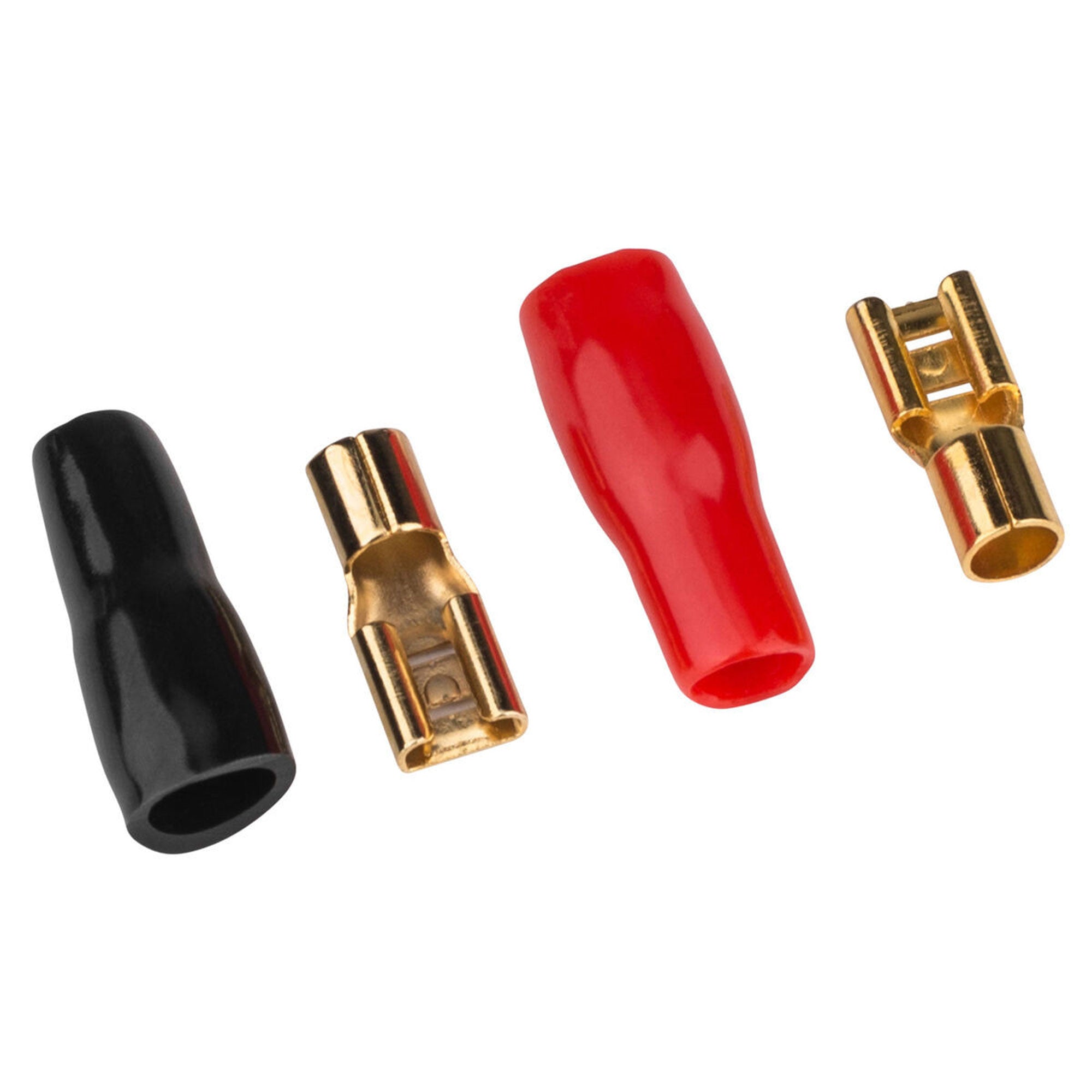 Parts Express 095-809 Gold Female Quick Disconnects 12-10 AWG 0.205" (5 Pair)