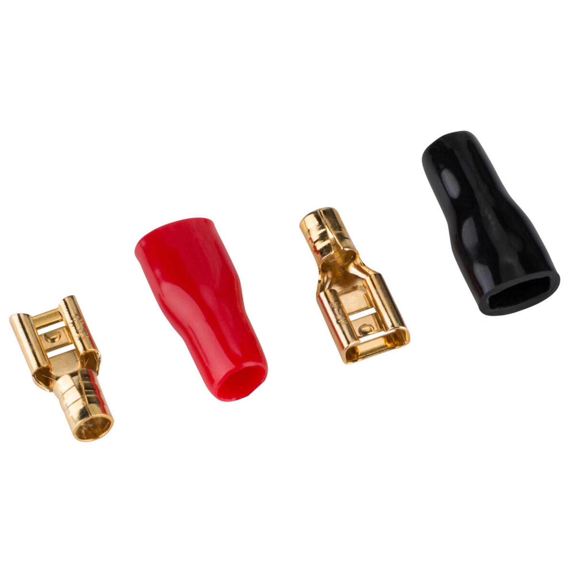 Parts Express 095-810 Gold Female Quick Disconnects 12 AWG 1/4" (5 Pair)