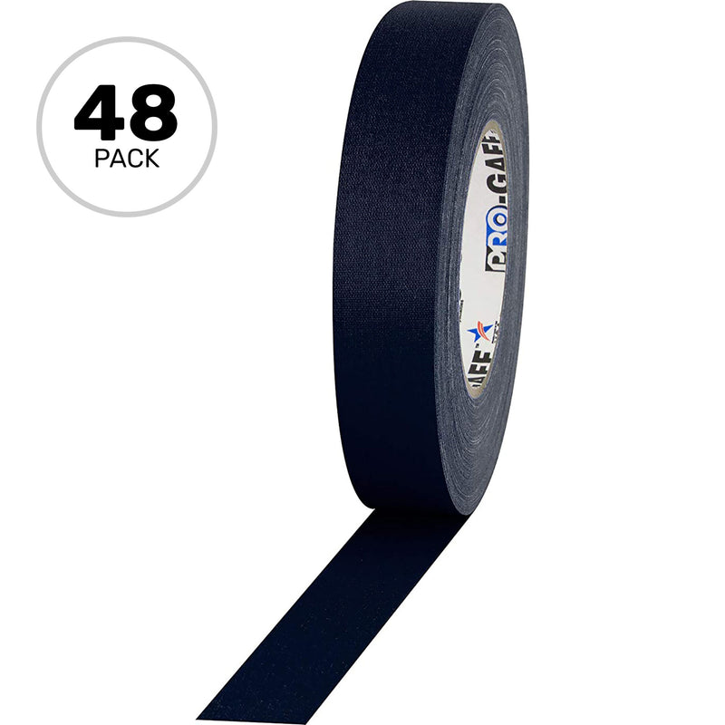 ProTapes Pro Gaff Premium Matte Cloth Gaffers Tape 1" x 55yds (Blue, Case of 48)
