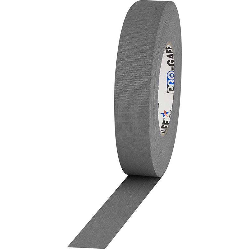 ProTapes Pro Gaff Premium Matte Cloth Gaffers Tape 1" x 55yds (Grey, Case of 48)