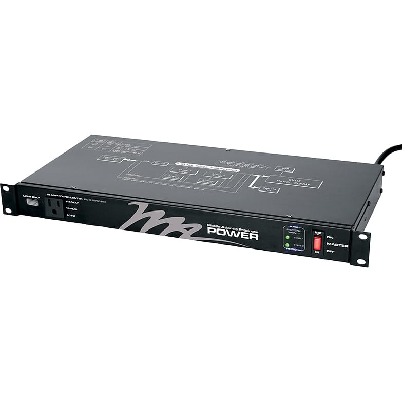 Middle Atlantic PD-915RV-RN Rackmount Power Strip (9-Outlet, 15 Amp)