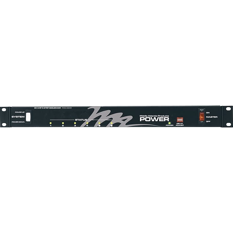 Middle Atlantic PDS-620R Rackmount Power Sequencer (6-Outlet, 20 Amp)