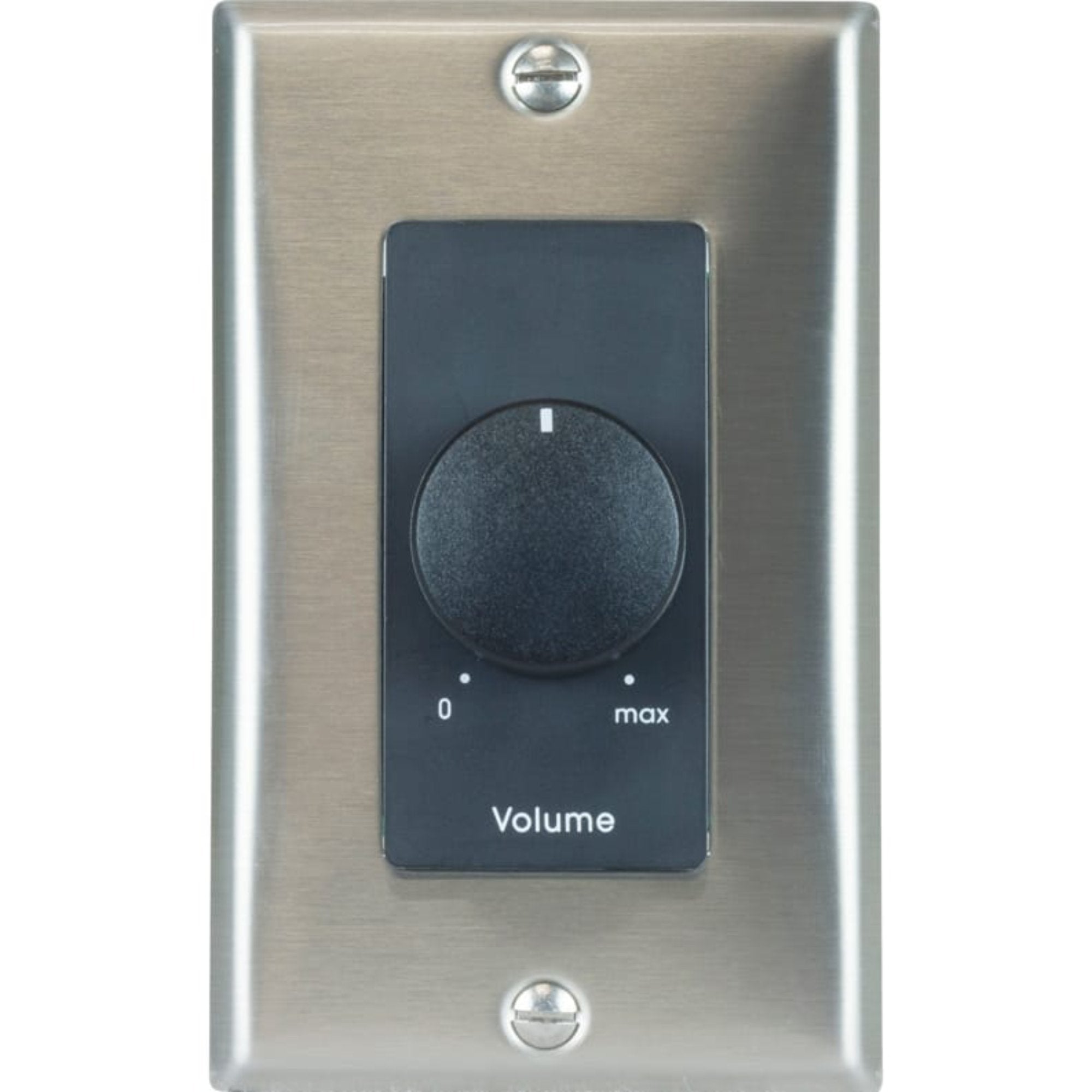 Lowell 100LVC-DSB Single Gang 100W Volume Attenuator (Decora Stainless & Black)