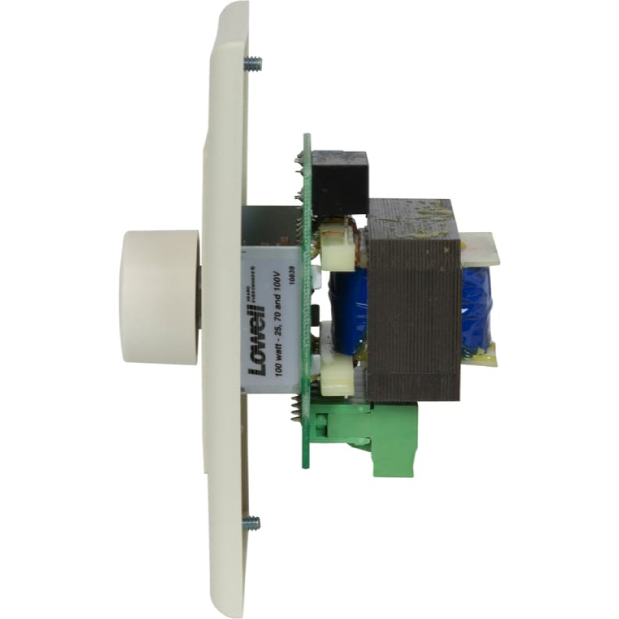 Lowell 100LVC-PA-DA Single Gang 100W Volume Attenuator (Decora Almond)