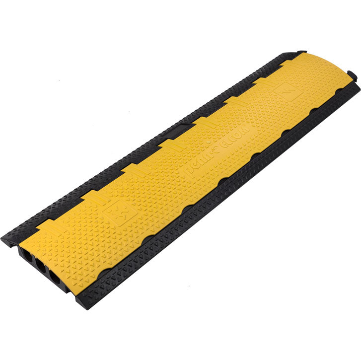 Penn Elcom CROSS3Y Cross 3 Three Channel Crossover Cable Protector (Yellow)