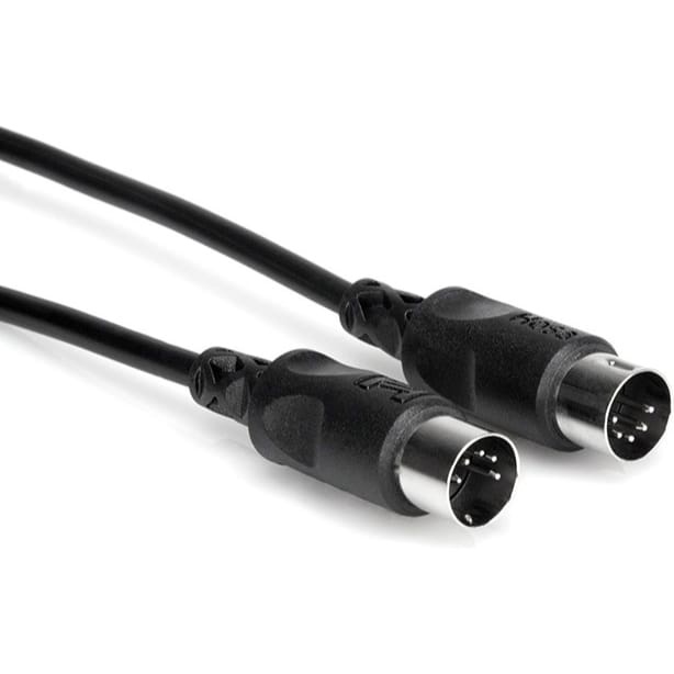 Hosa MID-315BK MIDI Cable (15', Black)