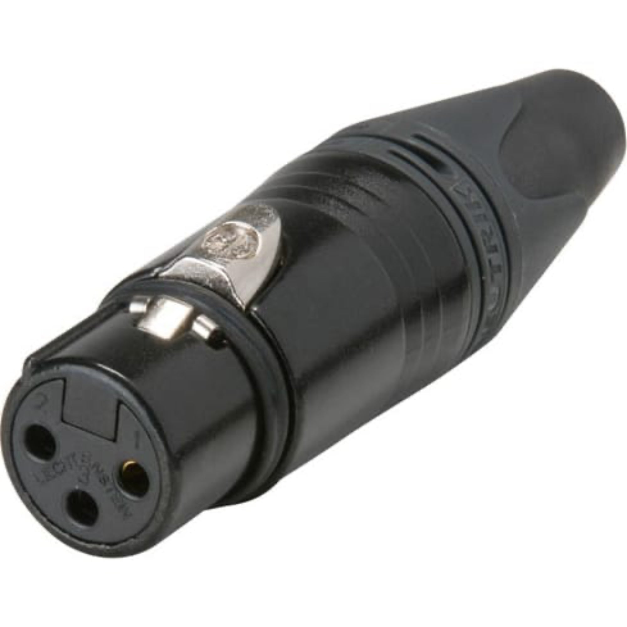 Neutrik NC3FXX-BAG Female 3-Pin XLR Cable Connector (Black/Silver, Box of 100)