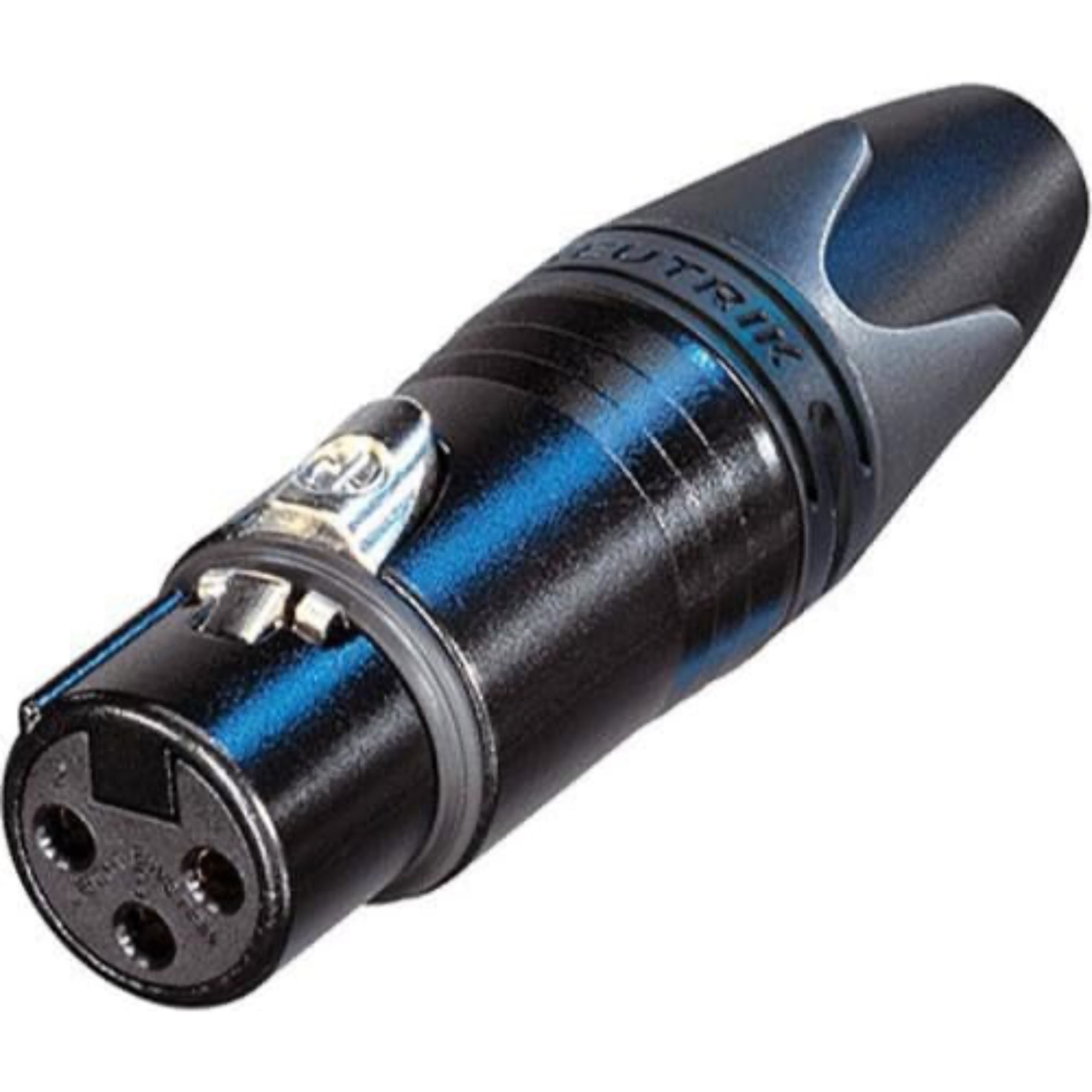 Neutrik NC3FXX-BAG Female 3-Pin XLR Cable Connector (Black/Silver, Box of 100)