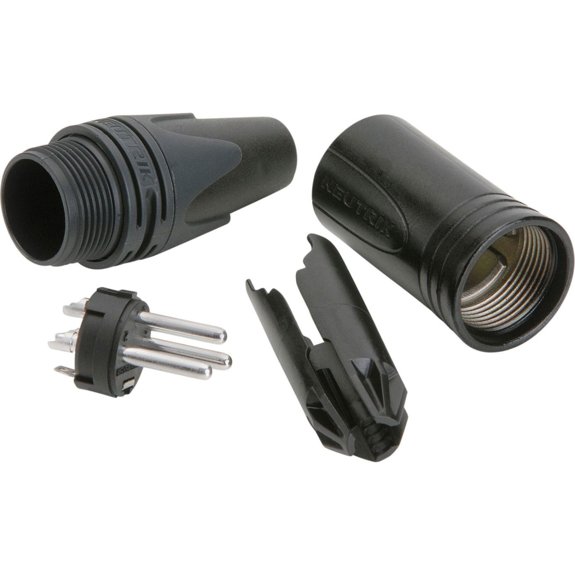 Neutrik NC3MXX-BAG Male 3-Pin XLR Cable Connector (Black/Silver, Box of 100) Image 3