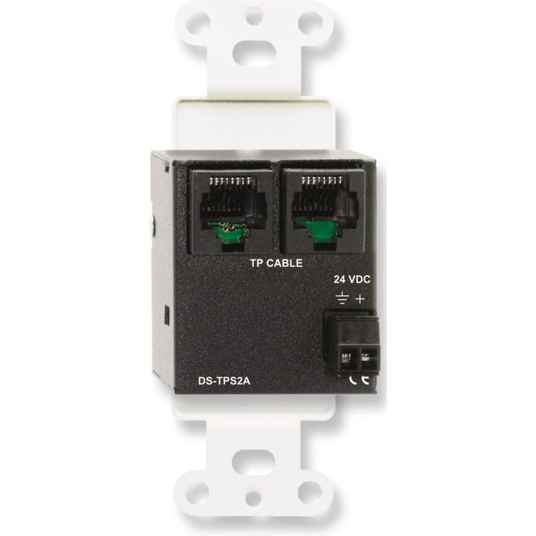RDL D-TPS2A Active Two-Pair Sender with RCA Input on Decora Plate (White)
