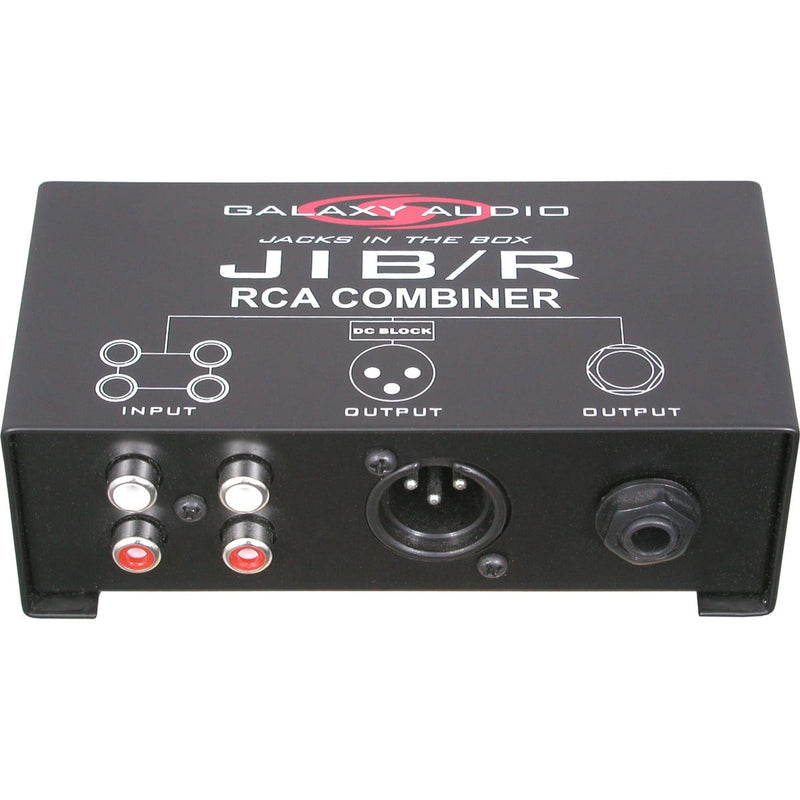 Galaxy Audio JIB/R Jacks in the Box RCA Source Combiner