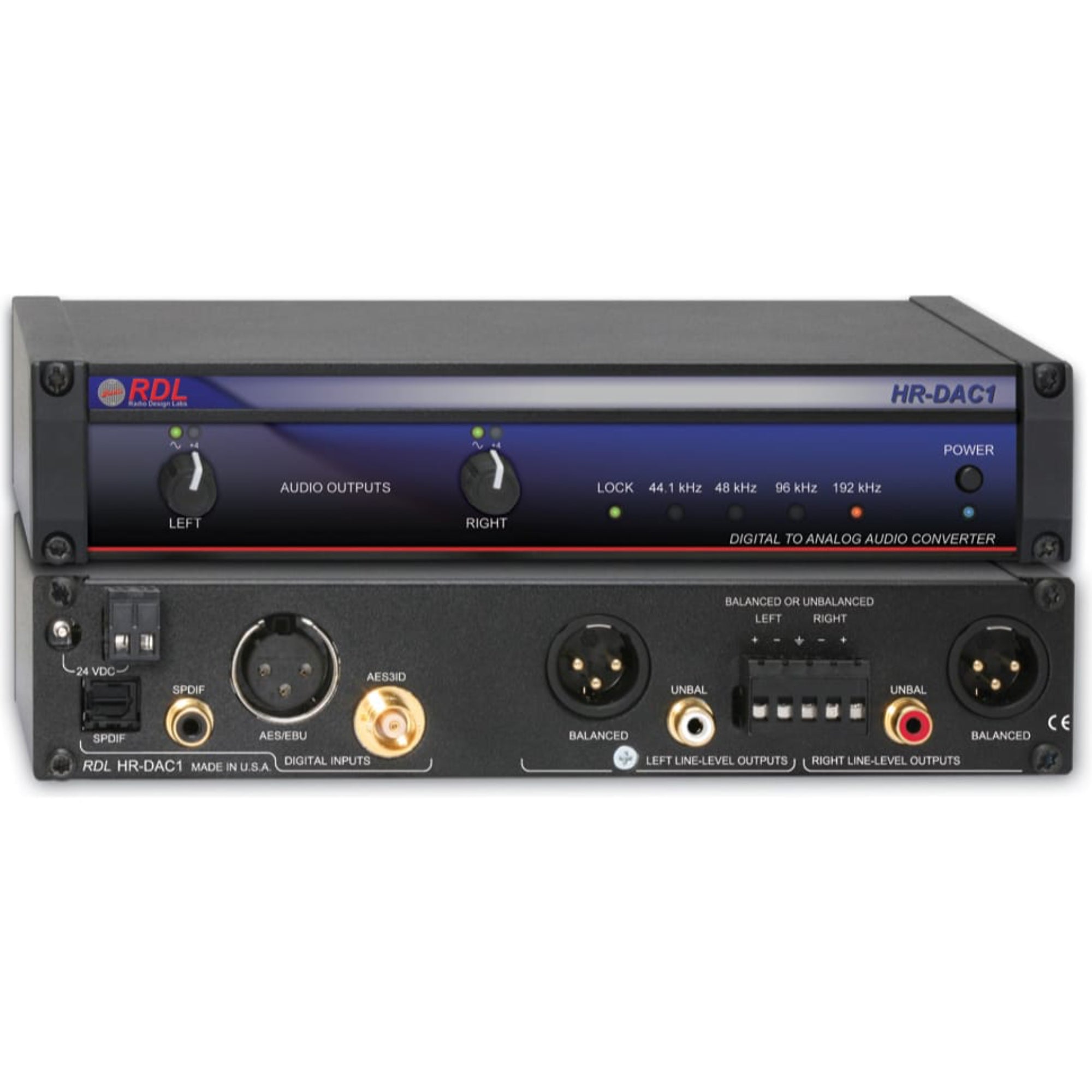 RDL HR-DAC1 Digital to Analog Converter