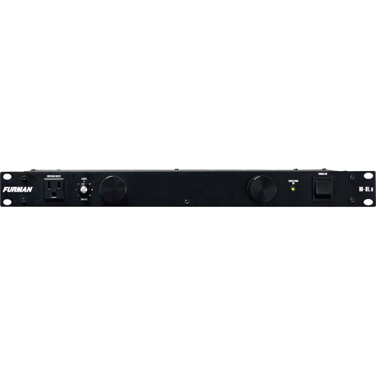 Furman M-8Lx Merit Series 9-Outlet Power Conditioner  Surge Protector with  Dual Rack Lights Performance Audio