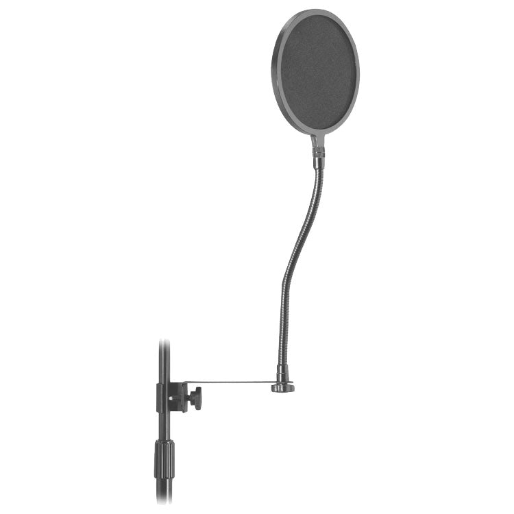 On-Stage ASVS6-GB Deluxe 6" Pop Filter Windscreen with Clamp & Gooseneck