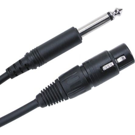 Performance Audio Female XLR to 1/4" Phone TS Cable (5')