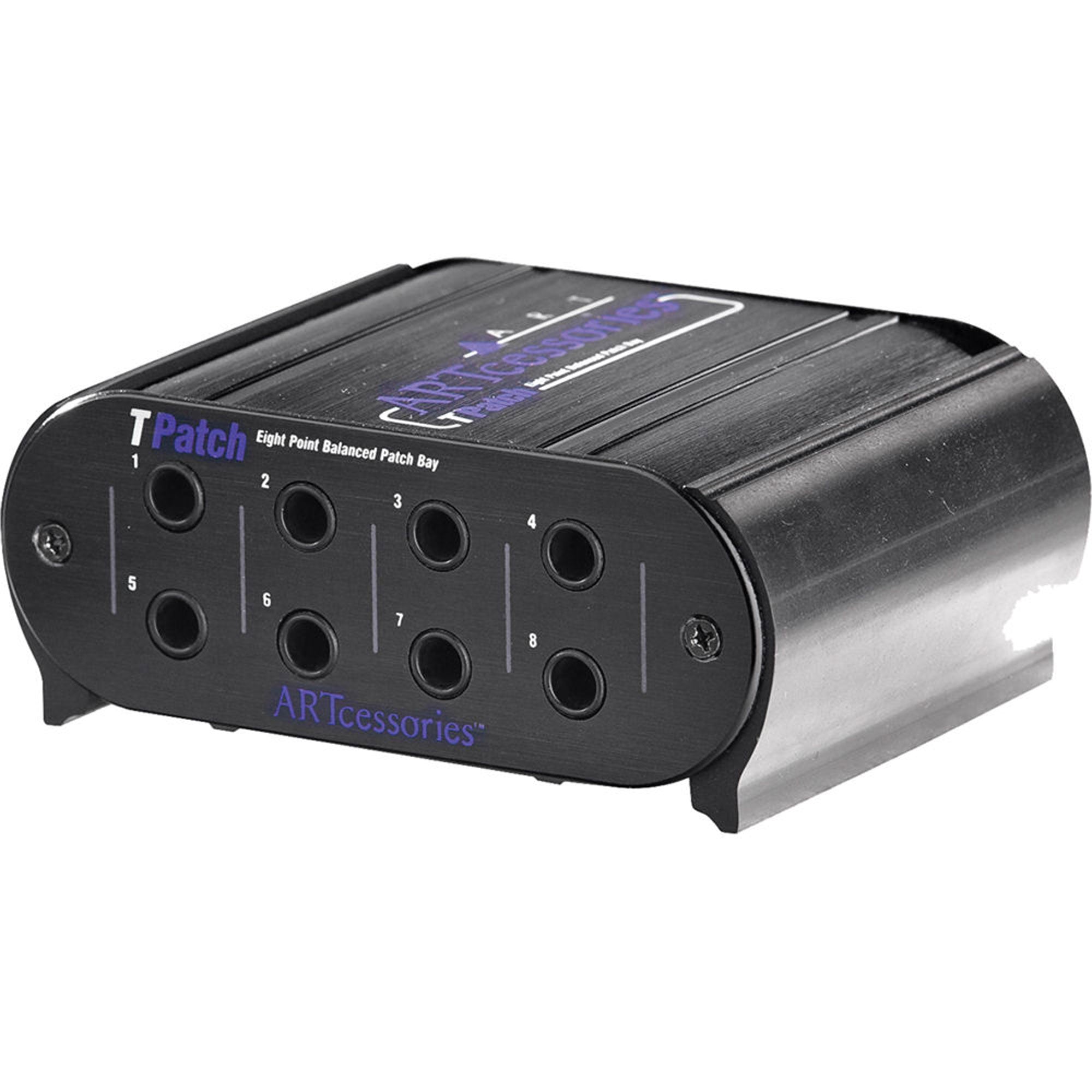 ART TPatch 8-Channel Balanced 1/4 TRS Patch Bay