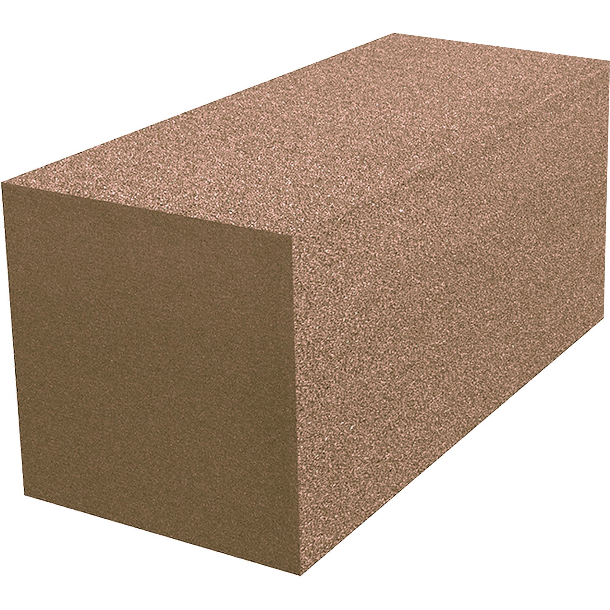 Performance Audio 12" x 12" x 24" Corner Fill Acoustic Foam Block (Brown)