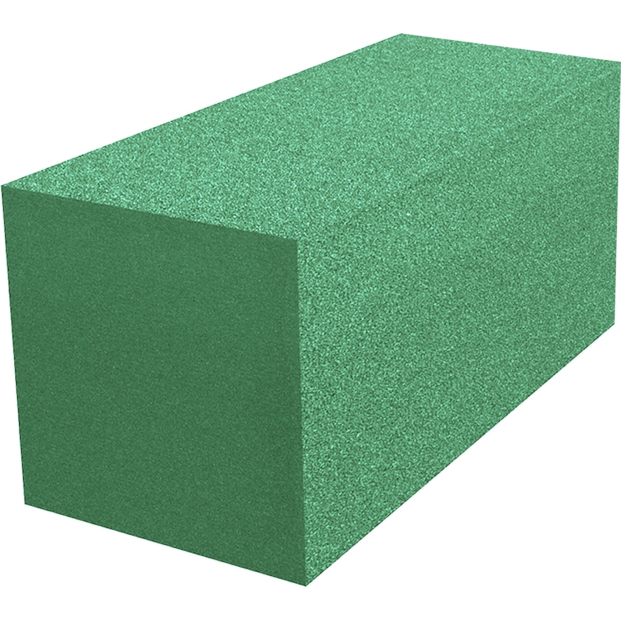 Performance Audio 12" x 12" x 24" Corner Fill Acoustic Foam Block (Forest Green)