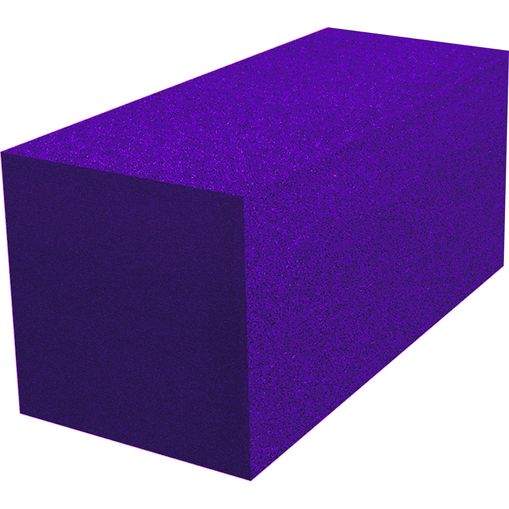 Performance Audio 12" x 12" x 24" Corner Fill Acoustic Foam Block (Purple)