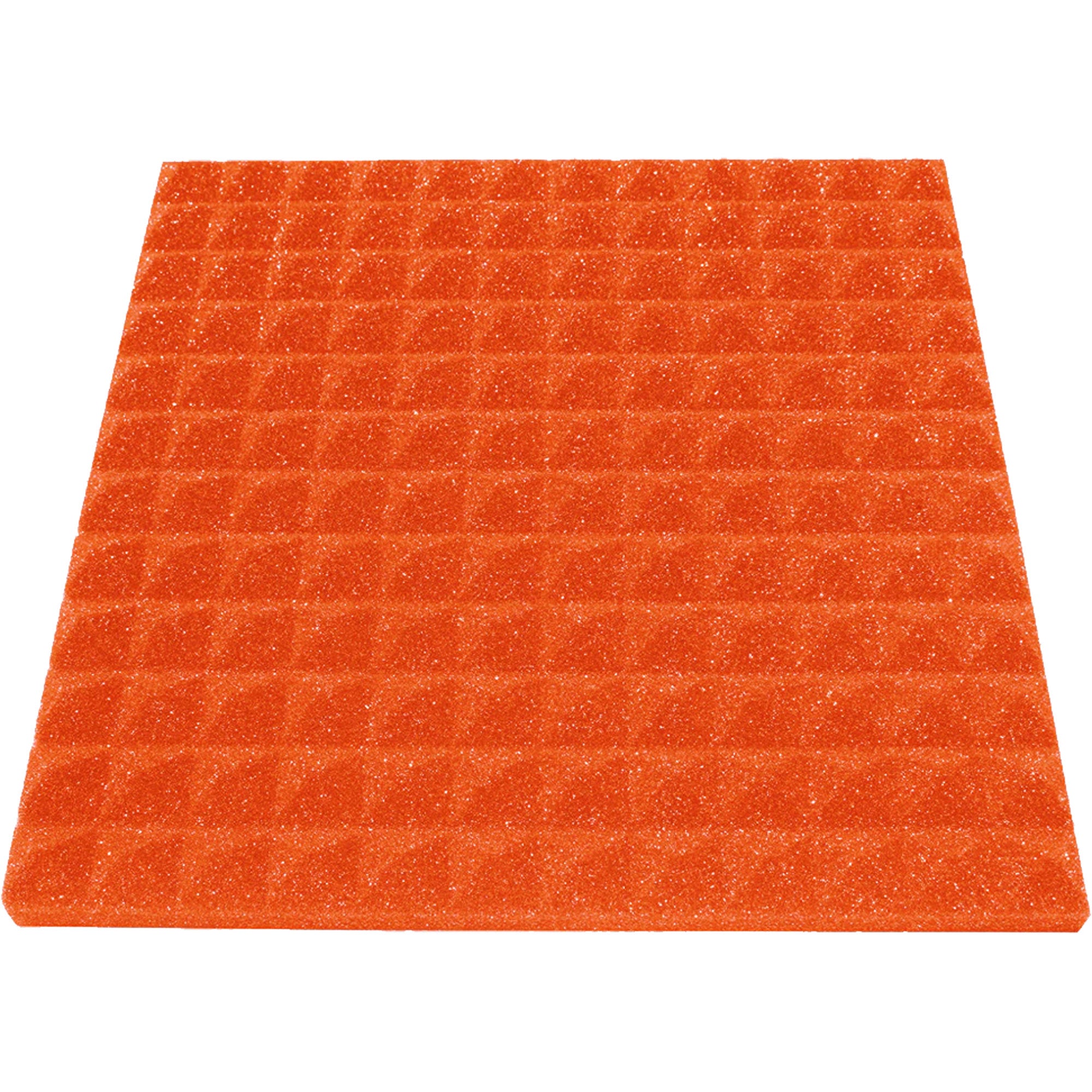 Performance Audio 12" x 12" x 1" Pyramid Acoustic Foam Tile (Orange, 96 Pack)