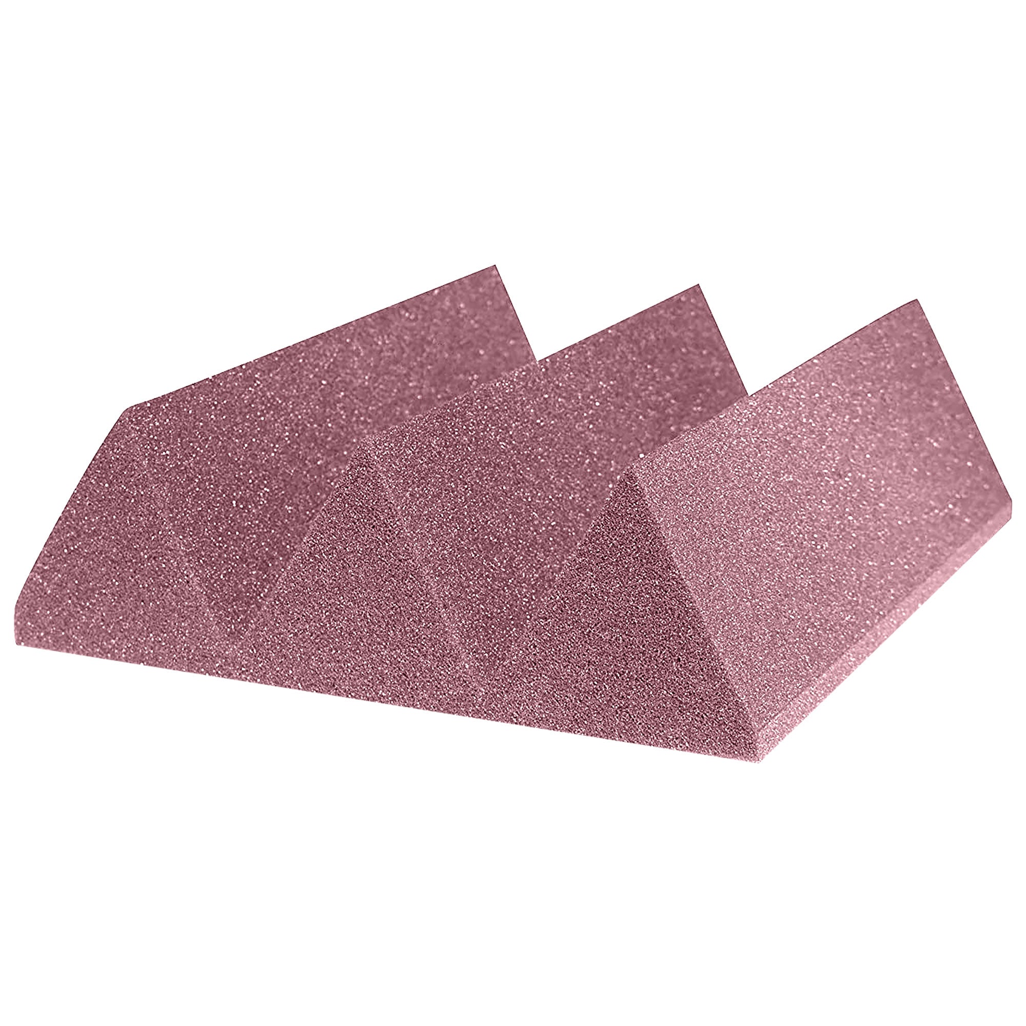 Performance Audio 12" x 12" x 4" Wedge Acoustic Foam Tile (Plum, 96 Pack)