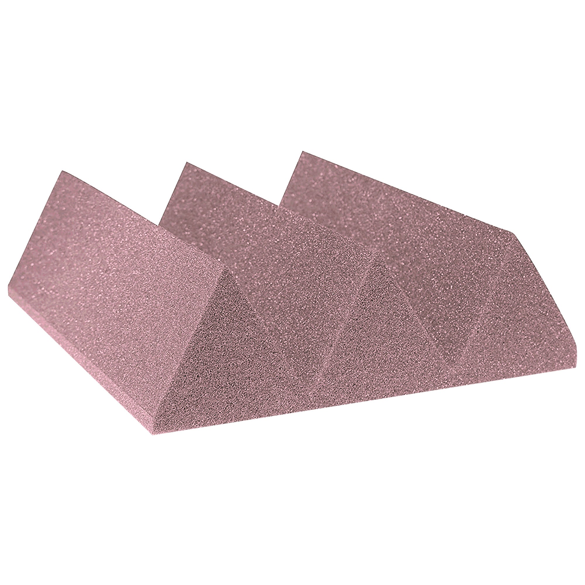 Performance Audio 12" x 12" x 4" Wedge Acoustic Foam Tile (Rosy Beige, 48 Pack)