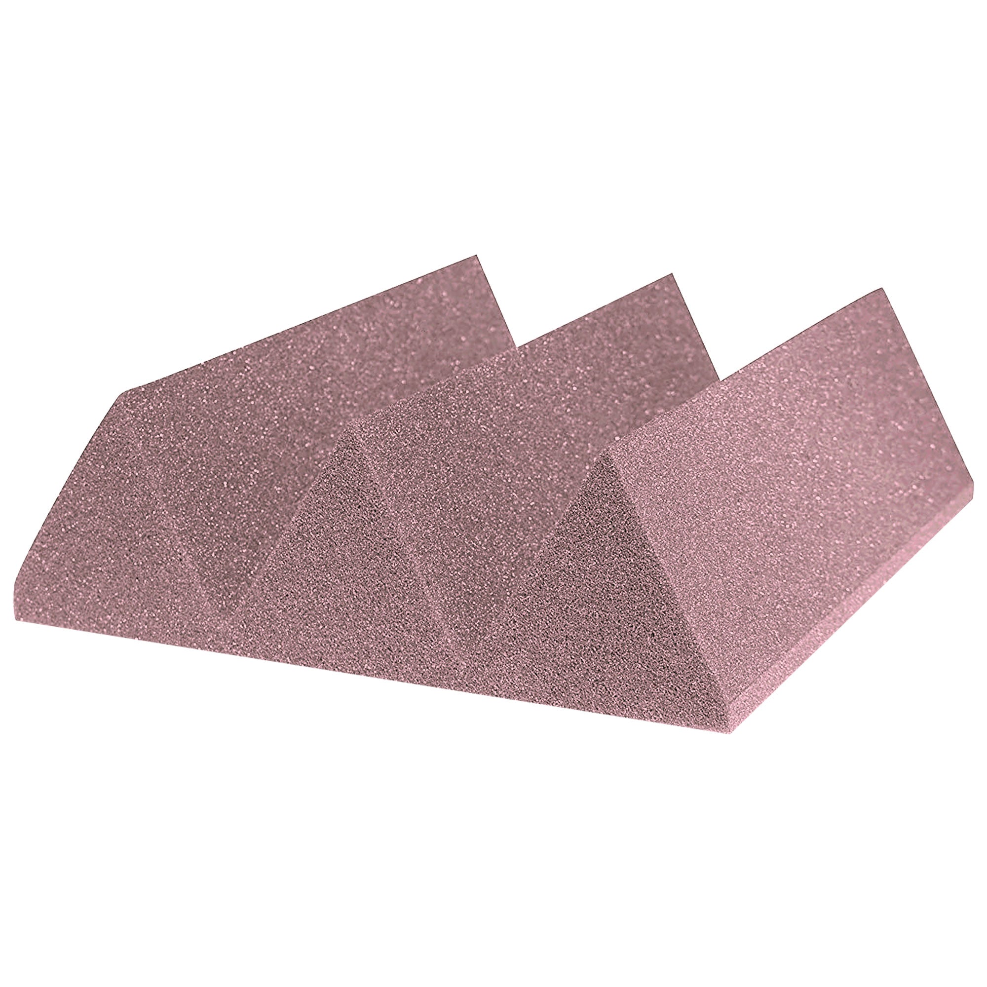 Performance Audio 12" x 12" x 4" Wedge Acoustic Foam Tile (Rosy Beige, 48 Pack)
