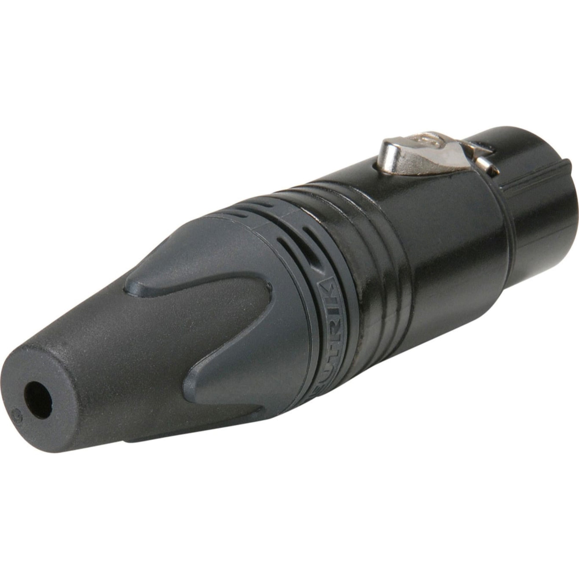 Neutrik NC3FXX-B Female 3-Pin XLR Cable Connector (Black/Gold)