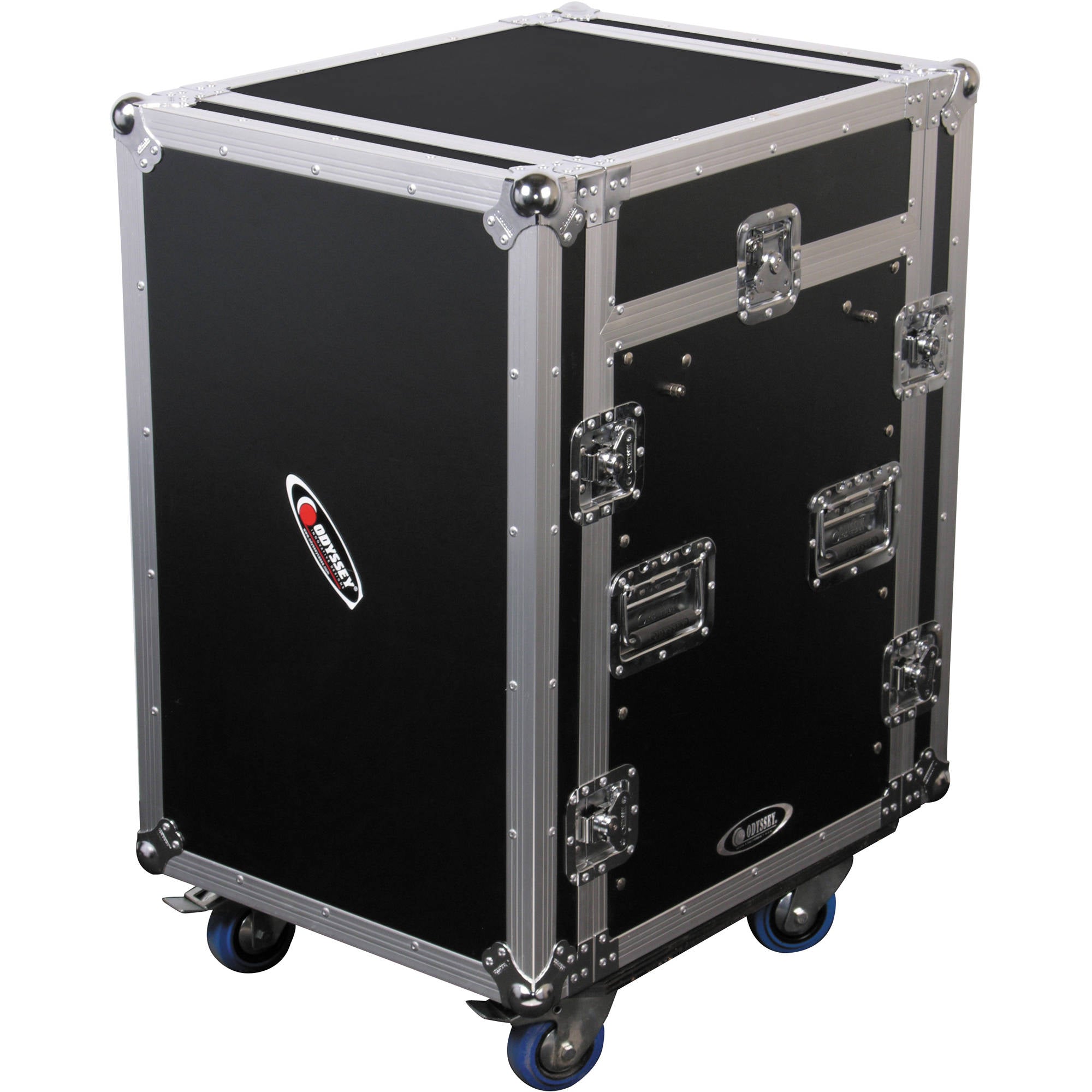 Odyssey FZ1112W Pro Combo Rack Case with Wheels (11U Top, 12U Bottom)