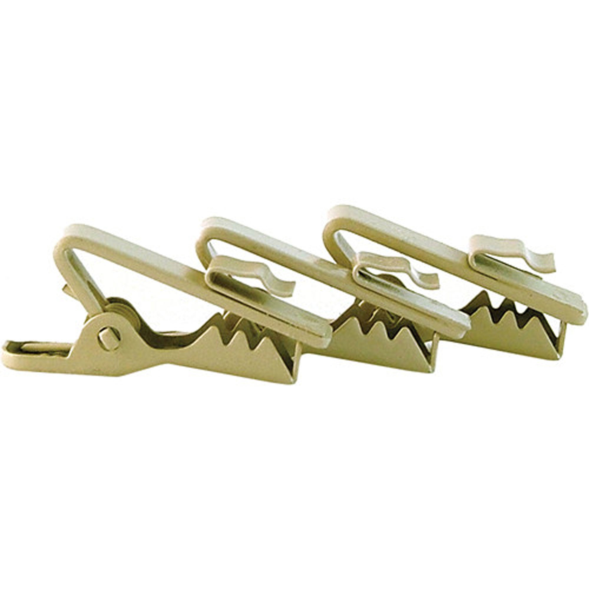 WindTech TC-8 Tan Lavalier / Lapel Microphone Tie Clips (3 Pack)