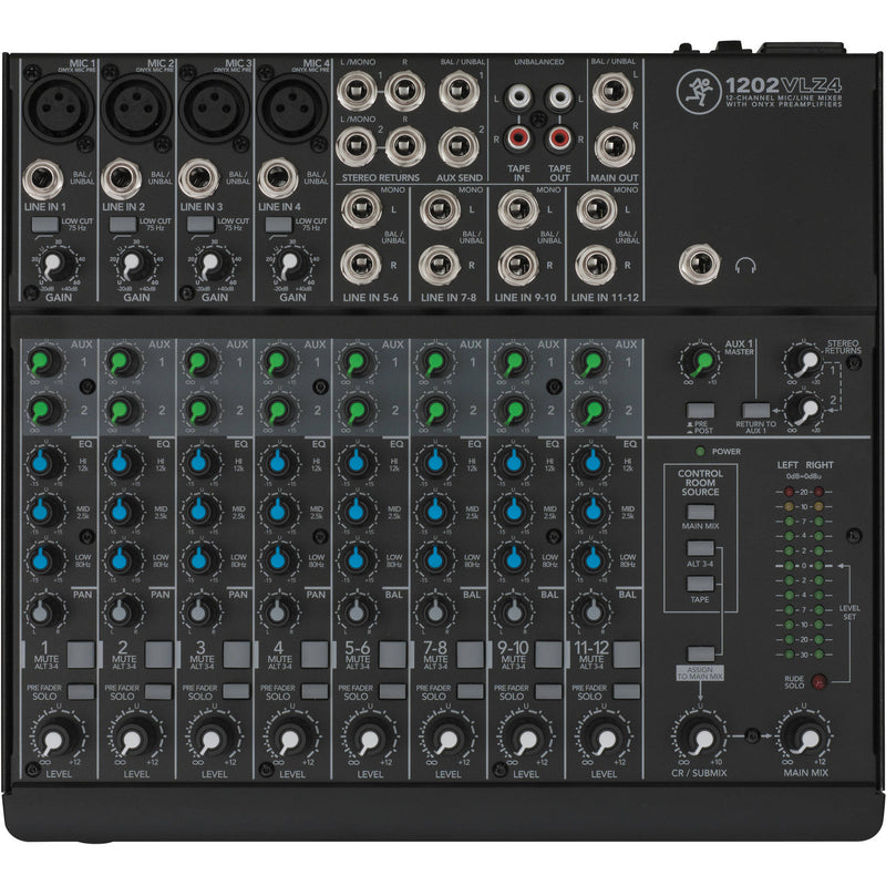 Mackie 1202VLZ4 12-Channel Compact Mixer