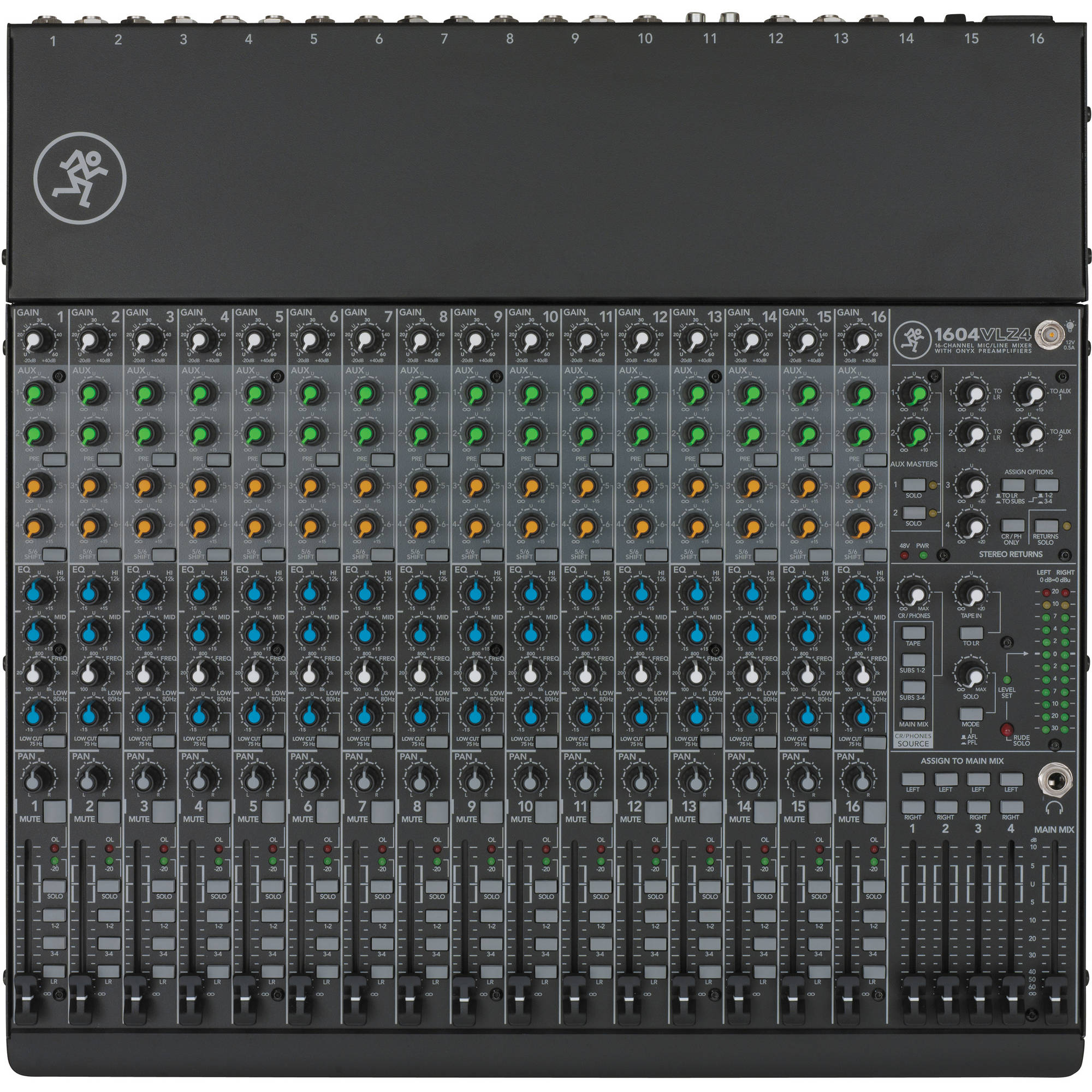 Mackie 1604VLZ4 16-Channel Compact Mixer