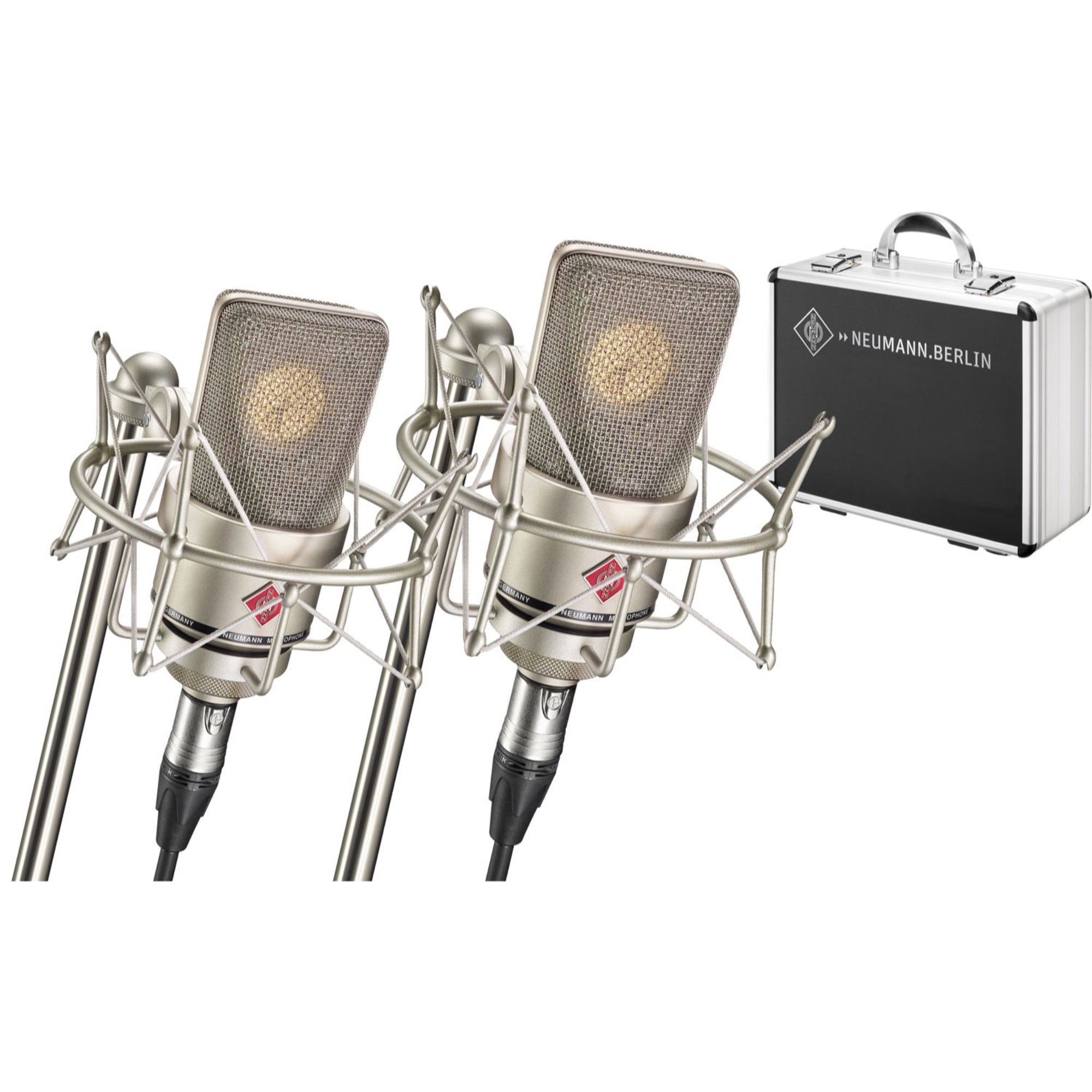 Neumann TLM 103 Large-Diaphragm Cardioid Condenser Studio Microphone (Stereo Set, Nickel)