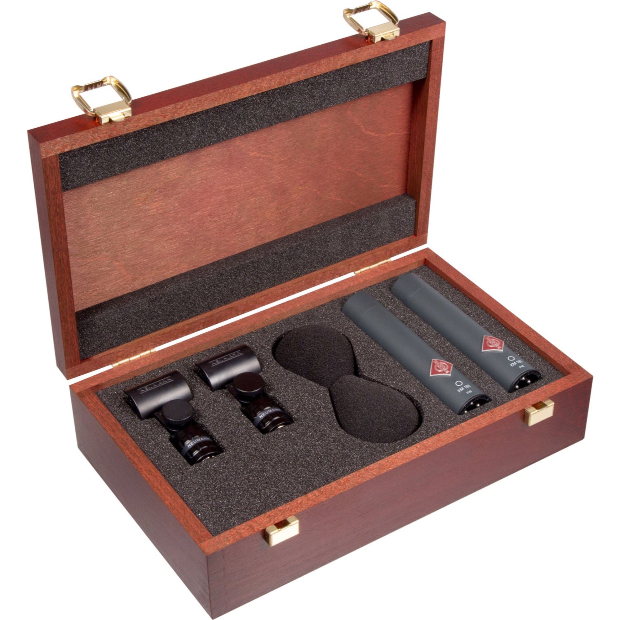 Neumann KM 183 MT Stereo Microphone Set (Matte Black)