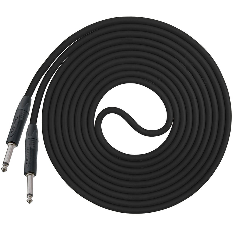 Performance Audio Professional 1/4" Straight to Straight Instrument Cable (12', Black)