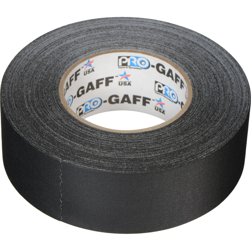 ProTapes Pro Gaff Premium Matte Cloth Gaffers Tape 2" x 55yds (Black, Case of 24)