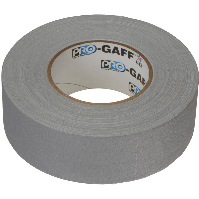 ProTapes Pro Gaff Premium Matte Cloth Gaffers Tape 2" x 55yds (Grey, Case of 24)