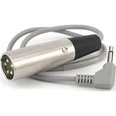 Lectrosonics MC100XLR Output Cable, 3.5mm Mono Mini-Phone to XLR (Unbalanced) for UCR100