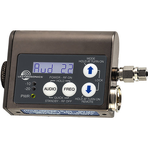 Lectrosonics SMV Single Battery UHF Belt Pack Transmitter (Block 470, 470.1-495.6 MHz)