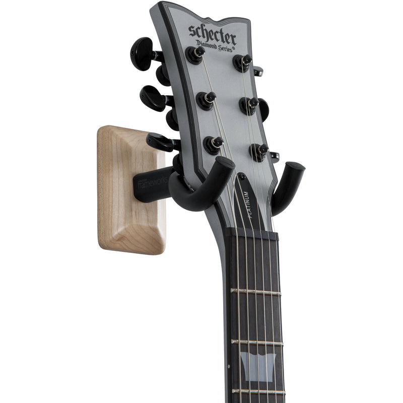 Gator Frameworks GFW-GTR-HNGRMPL Wall Mount Guitar Hanger (Maple)