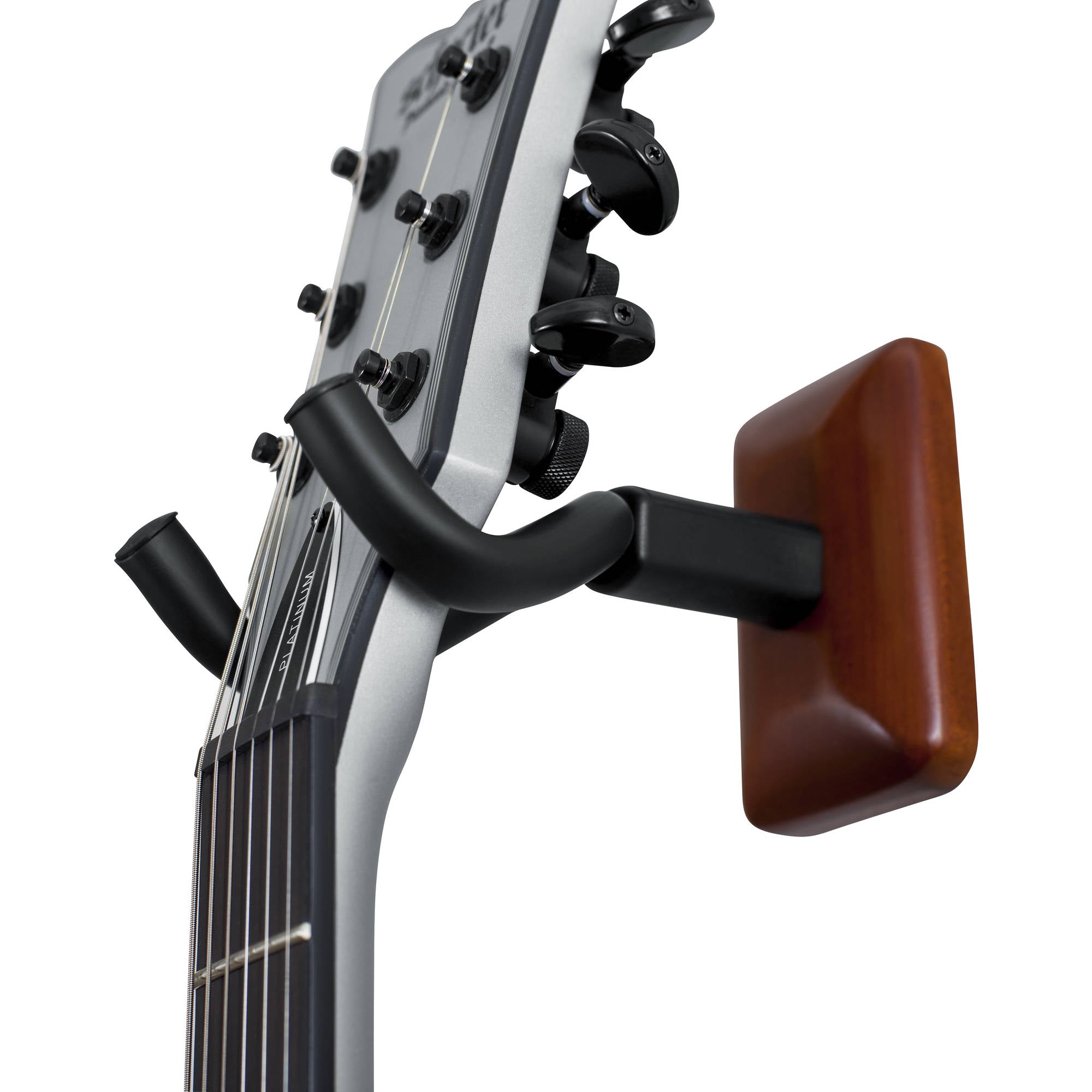 Gator Frameworks GFW-GTR-HNGRMHG Wall Mount Guitar Hanger (Mahogany)