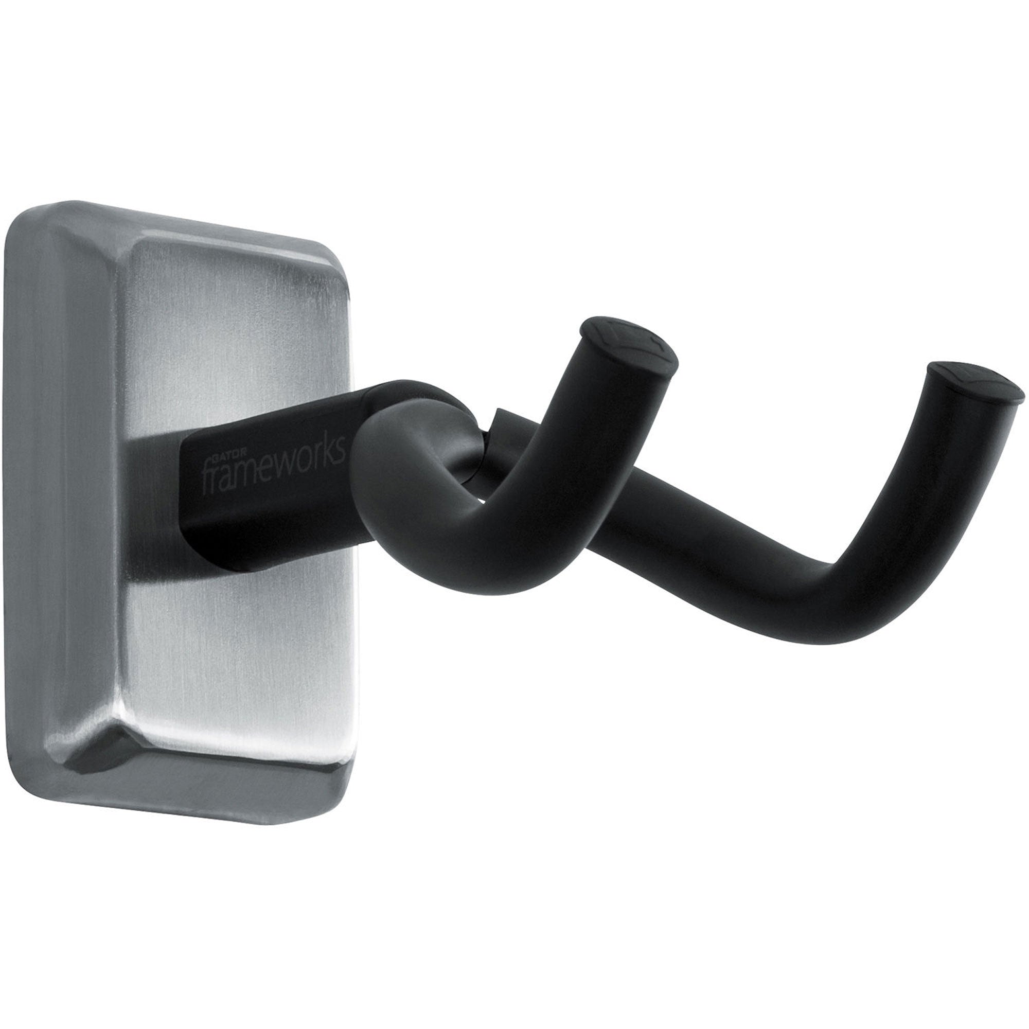 Gator Frameworks GFW-GTR-HNGRSCH Wall Mount Guitar Hanger (Chrome)