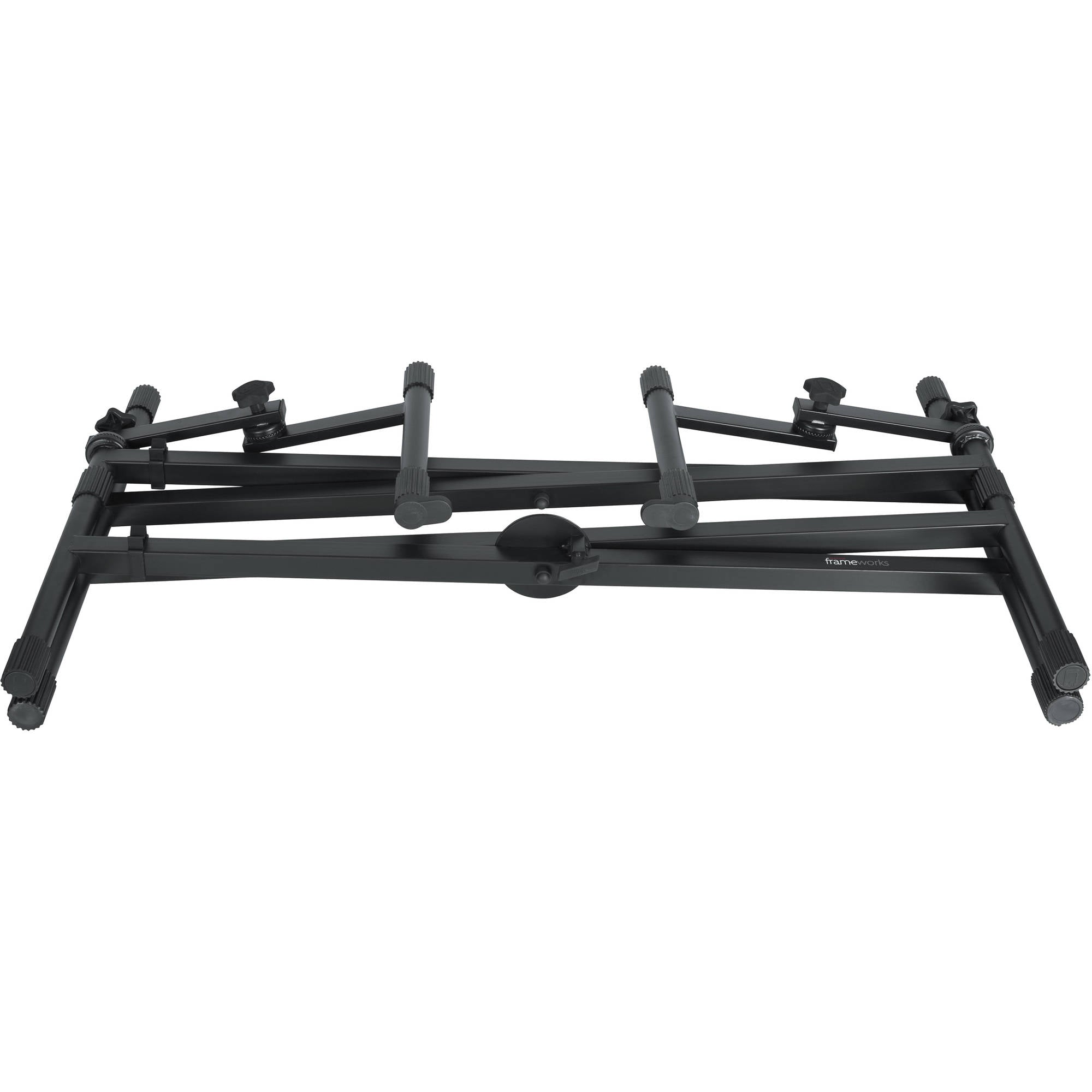 Gator Frameworks GFW-KEY-5100X Deluxe 2 Tier X-Style Keyboard Stand (Black)