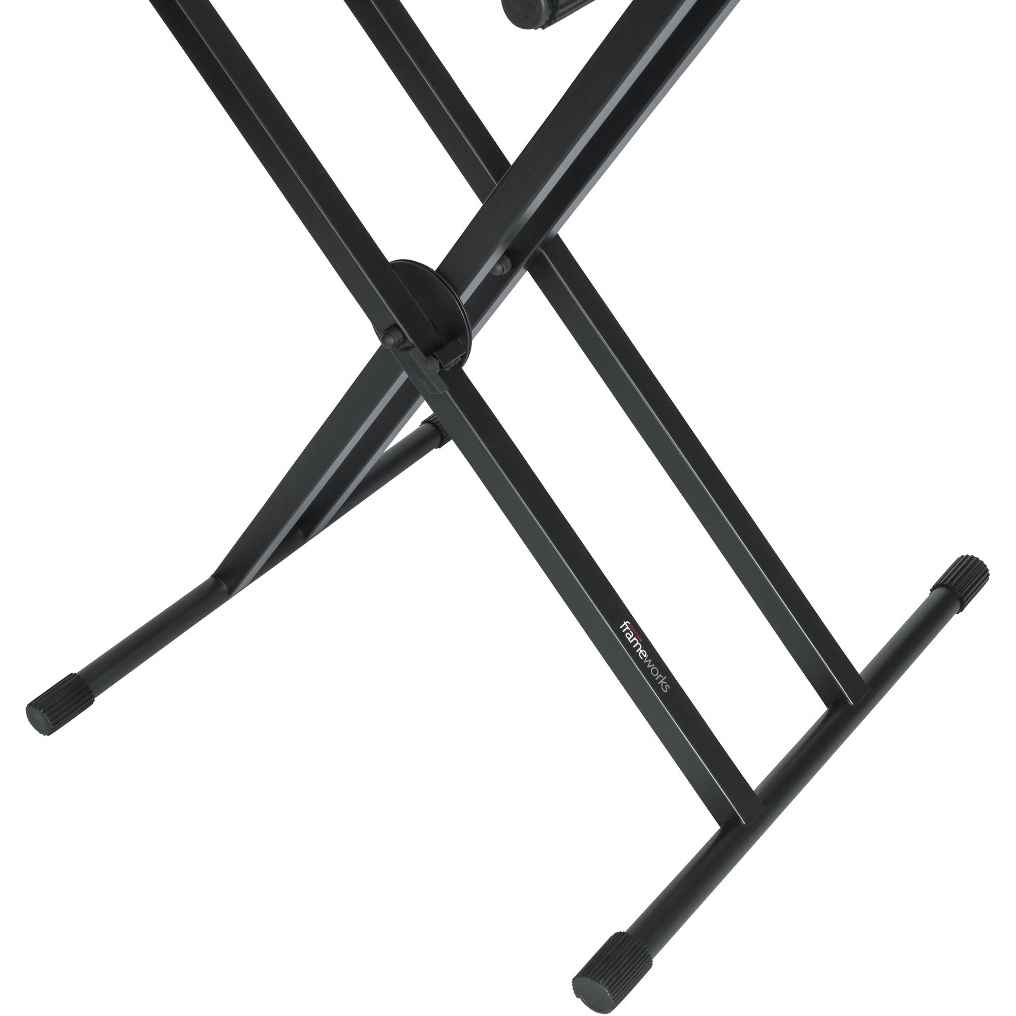 Gator Frameworks GFW-KEY-5100X Deluxe 2 Tier X-Style Keyboard Stand (Black)