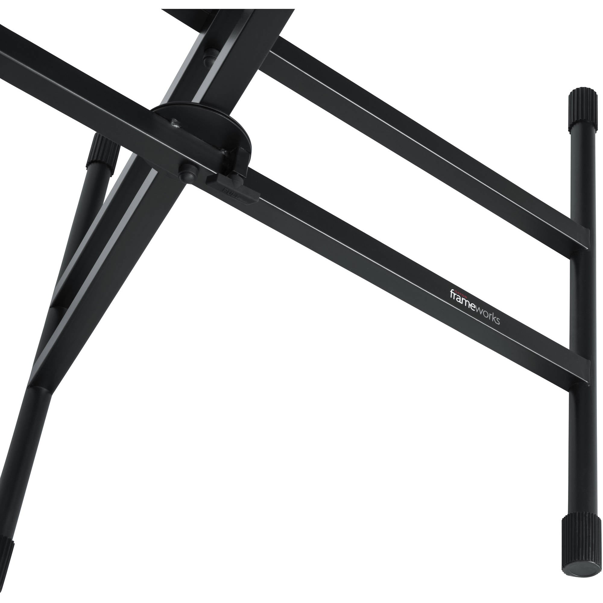 Gator Frameworks GFW-KEY-5100X Deluxe 2 Tier X-Style Keyboard Stand (Black)