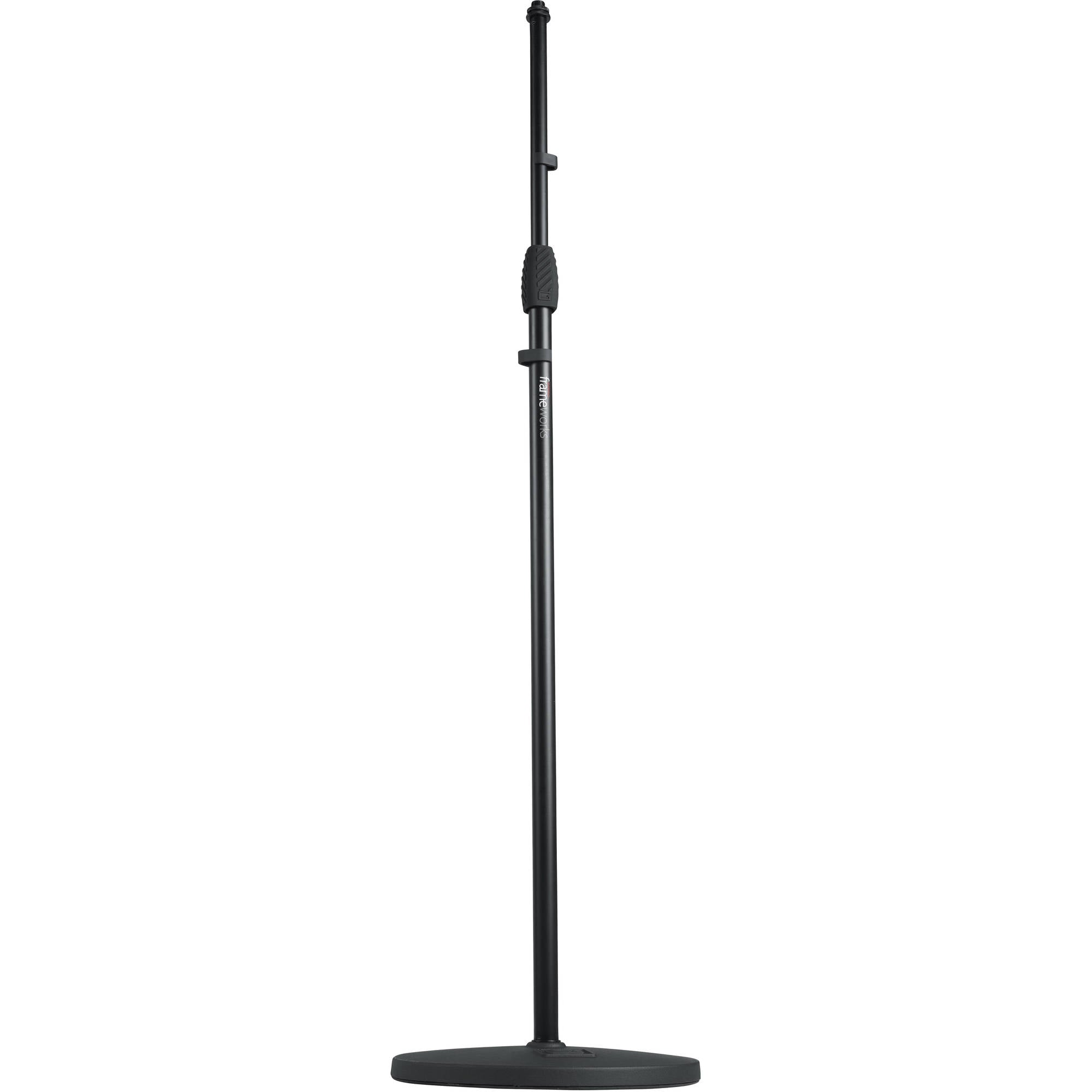 Gator Frameworks GFW-MIC-1200 Standard 12" Round Base Mic Stand