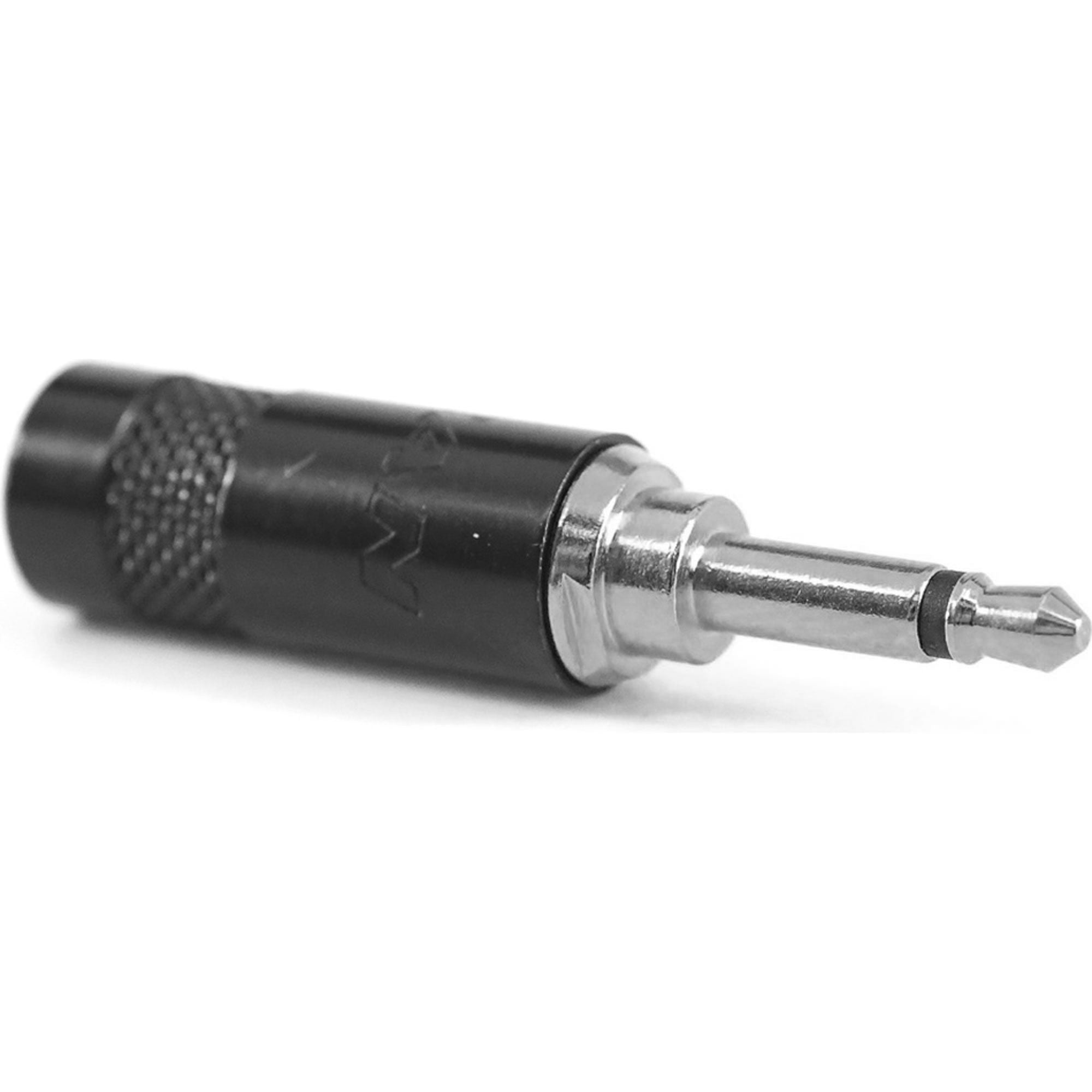 Neutrik Rean NYS226B 3.5mm Mono Phone Plug (Black/Silver, Box of 100)