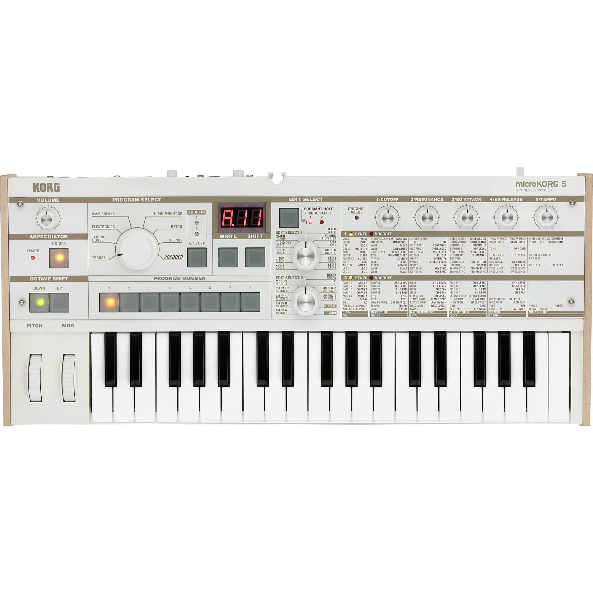 Korg microKORG S Synthesizer and Vocoder with Built-in Speakers