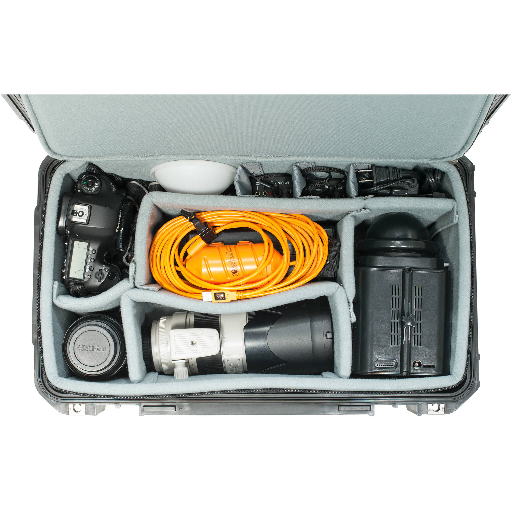 SKB 3i-2011-7DZ iSeries Waterproof Case (Think Tank Removable Zippered Divider Interior)